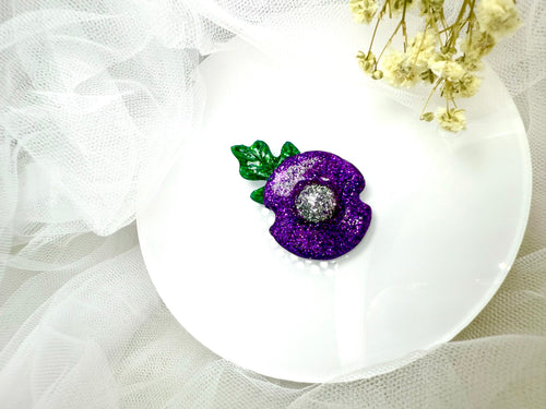 Glitter Purple Poppy (Animals who served)