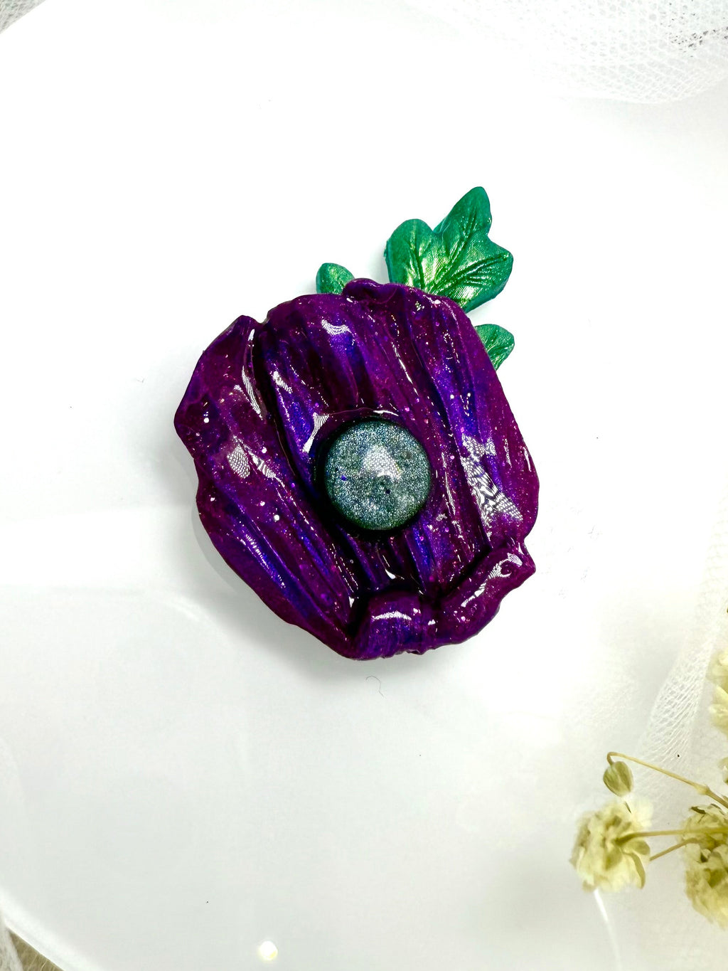 Mica & Glitter Shimmer Purple Poppy (Animals who served)