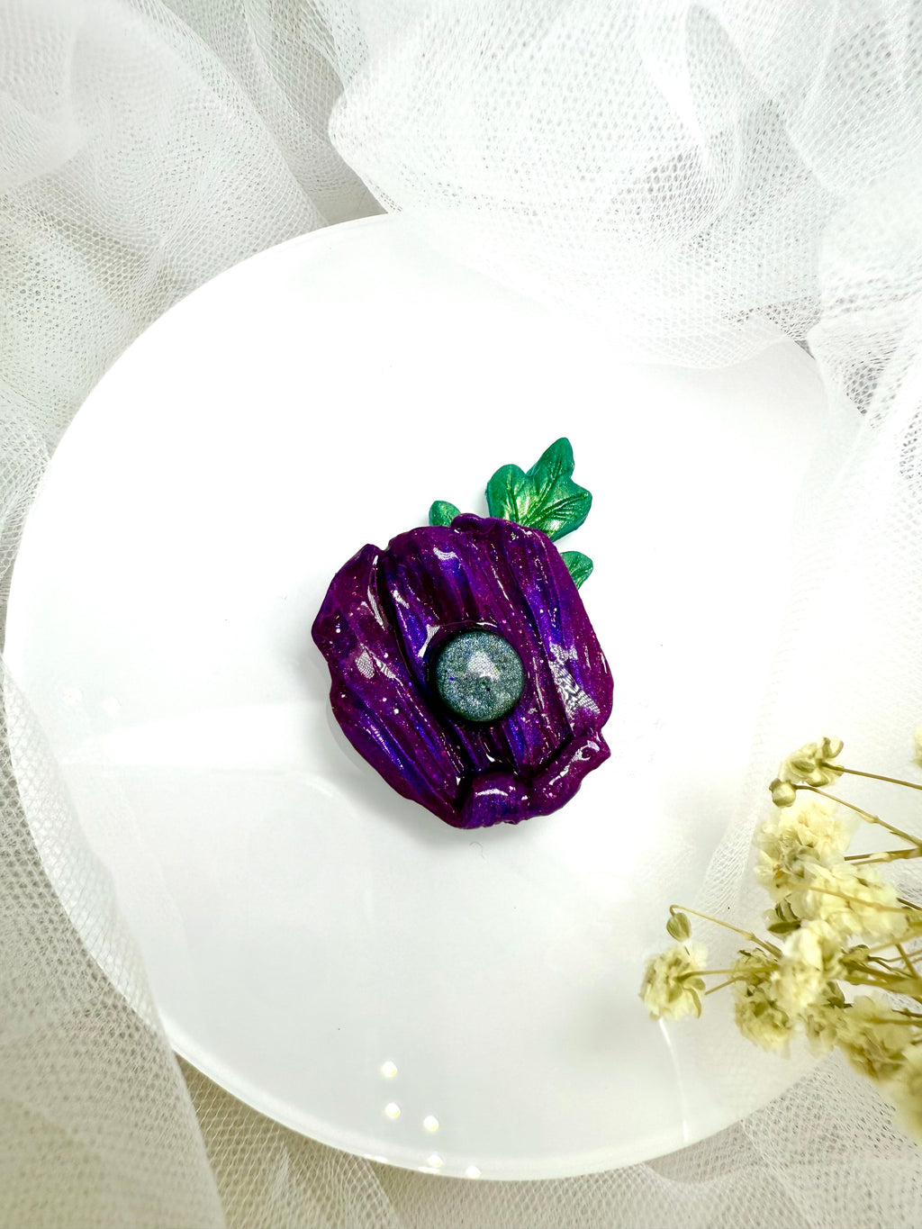 Mica & Glitter Shimmer Purple Poppy (Animals who served)